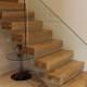 glass staircase