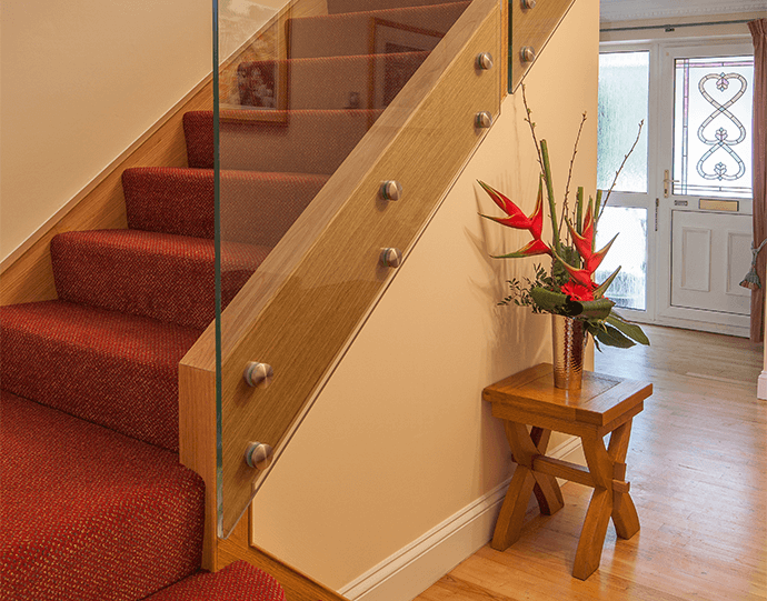 The Woods' uninterrupted glass staircase renovation
