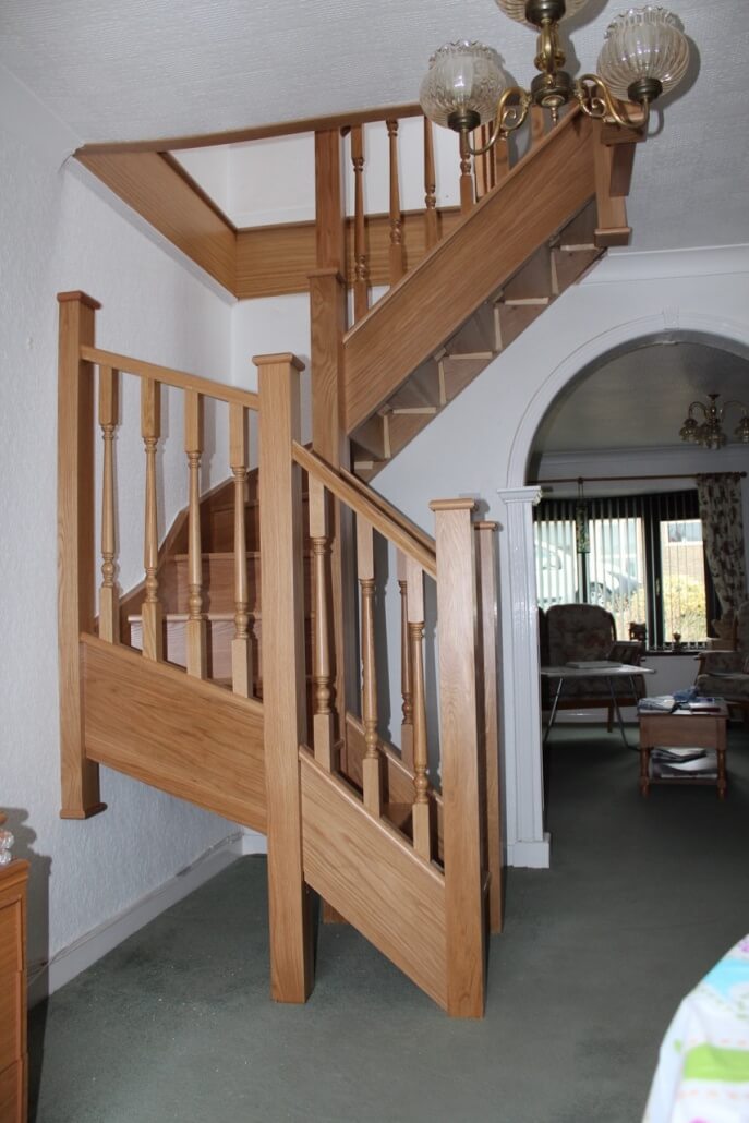 Renovating Spiral Staircases after image (kite-winder)
