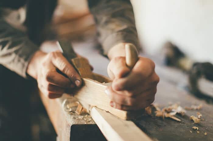 Carpenter at work