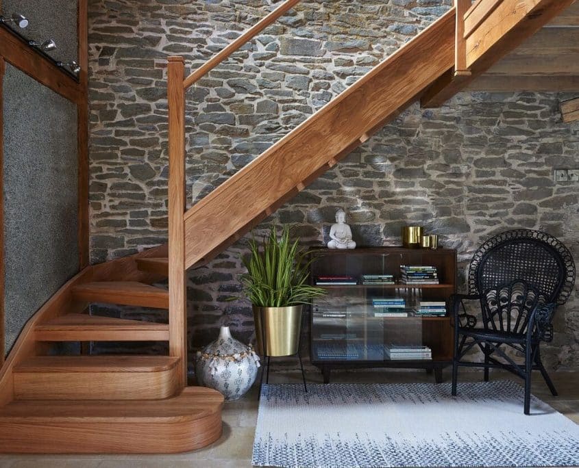 wooden staircase