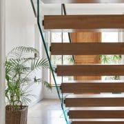 reverse of floating staircase