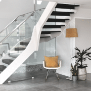 open curved staircase