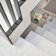 light grey modern stairs