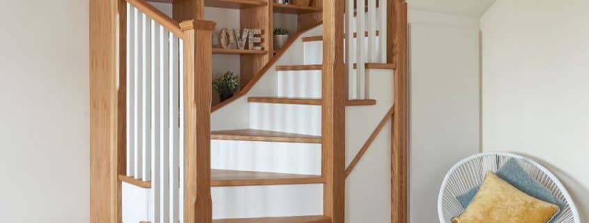 classic wooden staircase