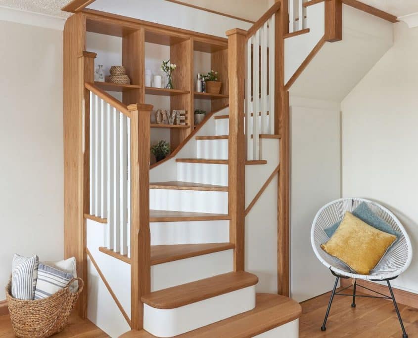 classic wooden staircase