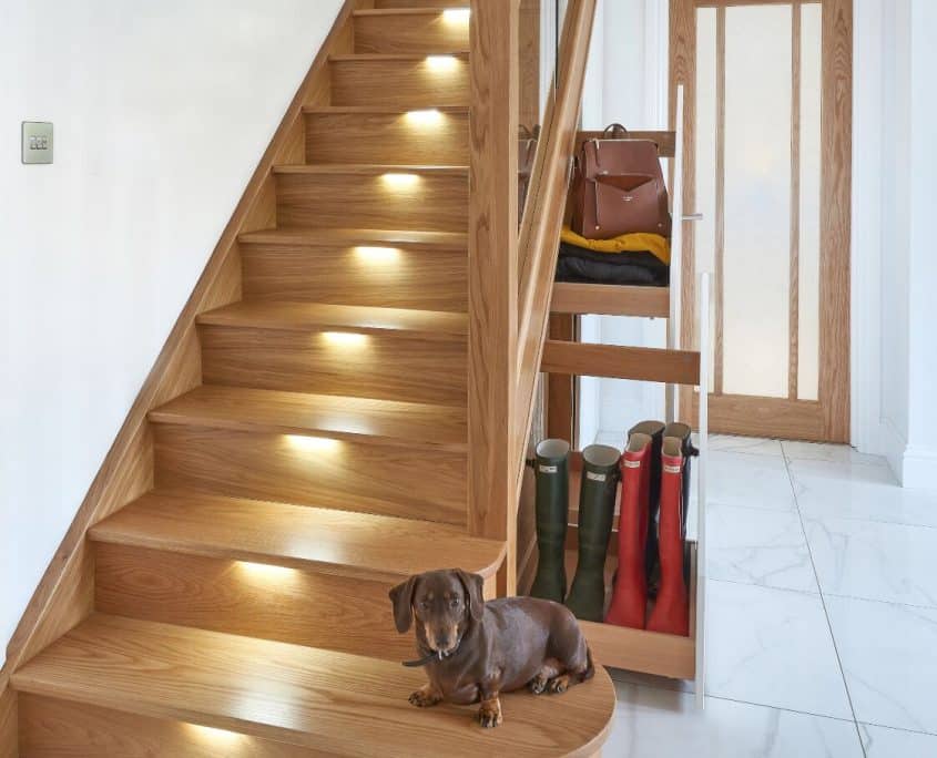 classic wooden staircase