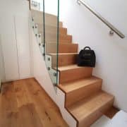 modern staircase storage