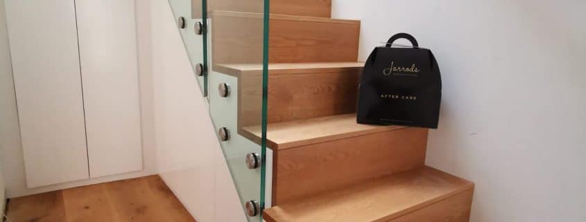modern staircase storage