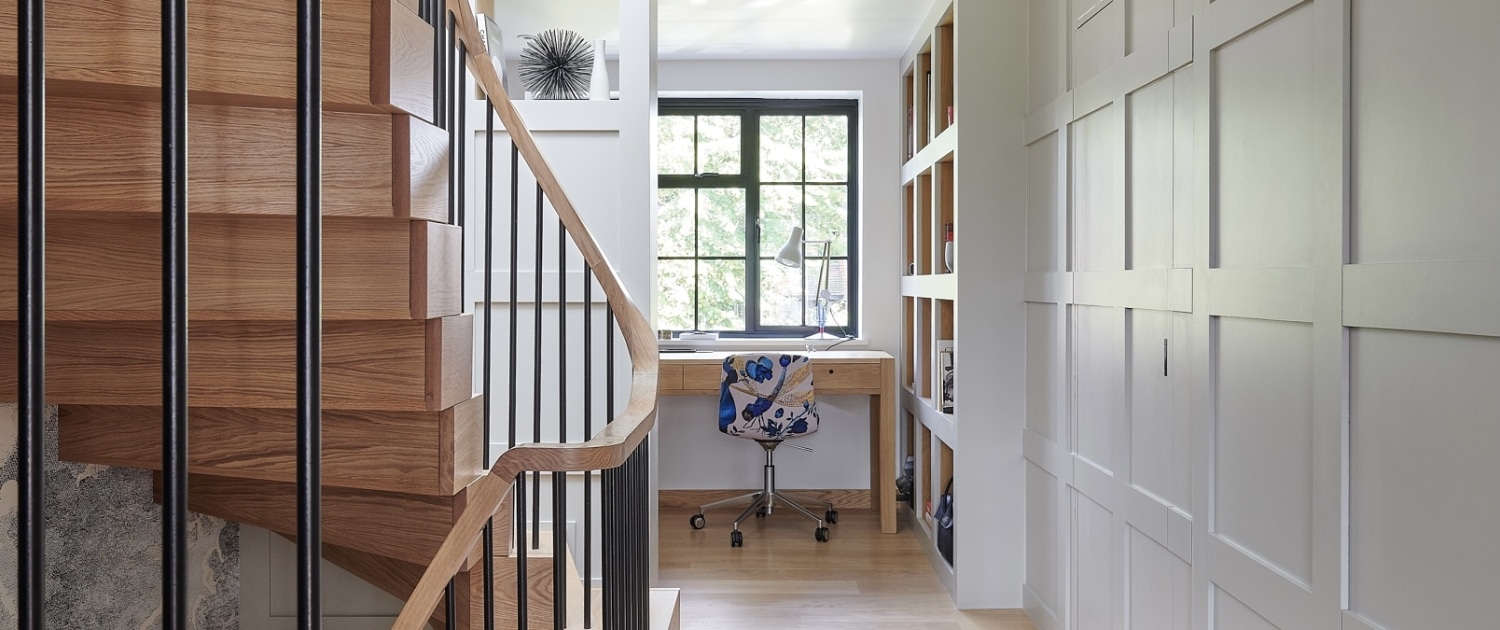 staircase and hallway