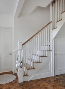 white painted staircase white painted staircase
